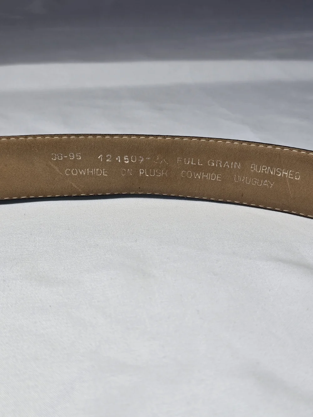 Vintage Yves Saint Laurent Black Leather Belt Gold Buckle Size 38/95